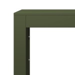 vidaXL Rastel pentru lemne de foc, verde, 100x40x100 cm, oțel vidaXL Rastel pentru lemne de foc, verde, 100x40x100 cm, oțel