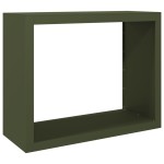 vidaXL Rastel pentru lemne de foc, verde, 100x40x80 cm, oțel vidaXL Rastel pentru lemne de foc, verde, 100x40x80 cm, oțel