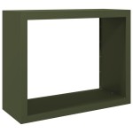 vidaXL Rastel pentru lemne de foc, verde, 100x40x80 cm, oțel vidaXL Rastel pentru lemne de foc, verde, 100x40x80 cm, oțel