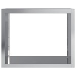 vidaXL Suport pentru lemne de foc, 100x40x80 cm, oțel inoxidabil