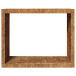 vidaXL Suport pentru lemne de foc 100x40x80 cm Oțel pentru intemperii vidaXL Suport pentru lemne de foc 100x40x80 cm Oțel pentru intemperii