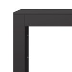 vidaXL Rastel pentru lemne de foc, negru, 100x40x60 cm, oțel
