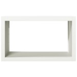 vidaXL Rastel pentru lemne de foc, alb, 100x40x60 cm, oțel vidaXL Rastel pentru lemne de foc, alb, 100x40x60 cm, oțel