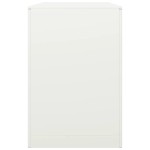 vidaXL Rastel pentru lemne de foc, alb, 100x40x60 cm, oțel vidaXL Rastel pentru lemne de foc, alb, 100x40x60 cm, oțel