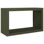 vidaXL Rastel pentru lemne de foc, verde, 100x40x60 cm, oțel vidaXL Rastel pentru lemne de foc, verde, 100x40x60 cm, oțel