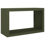vidaXL Rastel pentru lemne de foc, verde, 100x40x60 cm, oțel vidaXL Rastel pentru lemne de foc, verde, 100x40x60 cm, oțel