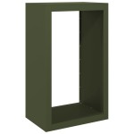 vidaXL Rastel pentru lemne de foc, verde, 60x40x100 cm, oțel vidaXL Rastel pentru lemne de foc, verde, 60x40x100 cm, oțel