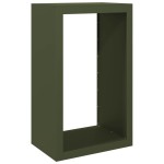 vidaXL Rastel pentru lemne de foc, verde, 60x40x100 cm, oțel vidaXL Rastel pentru lemne de foc, verde, 60x40x100 cm, oțel