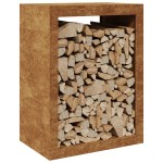vidaXL Suport pentru lemne de foc 60x40x80 cm Oțel pentru intemperii