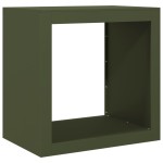vidaXL Rastel pentru lemne de foc, verde, 60x40x60 cm, oțel vidaXL Rastel pentru lemne de foc, verde, 60x40x60 cm, oțel