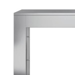 vidaXL Suport pentru lemne de foc, 60x40x60 cm, oțel inoxidabil vidaXL Suport pentru lemne de foc, 60x40x60 cm, oțel inoxidabil