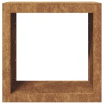 vidaXL Suport pentru lemne de foc 60x40x60 cm Oțel pentru intemperii vidaXL Suport pentru lemne de foc 60x40x60 cm Oțel pentru intemperii