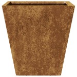 vidaXL Jardinier de grădină 30x30x30 cm Oțel rezistent la intemperii