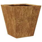 vidaXL Jardinier de grădină 30x30x30 cm Oțel rezistent la intemperii