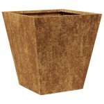 vidaXL Jardiniere de grădină 2 buc 30x30x30 cm Oțel pentru intemperii vidaXL Jardiniere de grădină 2 buc 30x30x30 cm Oțel pentru intemperii