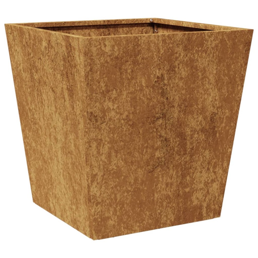 vidaXL Jardinier de grădină 40x40x40 cm Oțel pentru intemperii