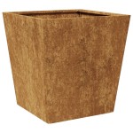 vidaXL Jardinier de grădină 40x40x40 cm Oțel pentru intemperii