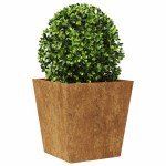 vidaXL Jardinier de grădină 40x40x40 cm Oțel pentru intemperii