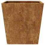 vidaXL Jardiniere de grădină 2 buc 40x40x40 cm Oțel pentru intemperii