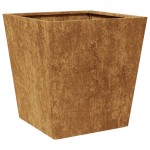 vidaXL Jardiniere de grădină 2 buc 40x40x40 cm Oțel pentru intemperii