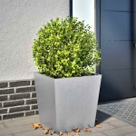 vidaXL Jardinieră de grădină, 50x50x50 cm, oțel galvanizat vidaXL Jardinieră de grădină, 50x50x50 cm, oțel galvanizat