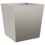 vidaXL Jardinier de grădină 50x50x50 cm Oțel pentru intemperii