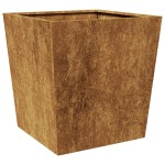 vidaXL Jardinier de grădină 50x50x50 cm Oțel pentru intemperii