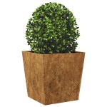 vidaXL Jardiniere de grădină 2 buc 50x50x50 cm Oțel pentru intemperii vidaXL Jardiniere de grădină 2 buc 50x50x50 cm Oțel pentru intemperii