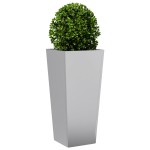 vidaXL Jardinieră de grădină, 35x35x75 cm, oțel galvanizat vidaXL Jardinieră de grădină, 35x35x75 cm, oțel galvanizat