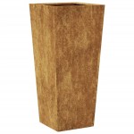 vidaXL Jardinier de grădină 35x35x75 cm Oțel rezistent la intemperii