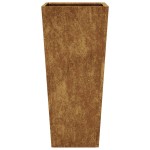 vidaXL Jardinier de grădină 35x35x75 cm Oțel rezistent la intemperii