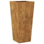 vidaXL Jardinier de grădină 35x35x75 cm Oțel rezistent la intemperii