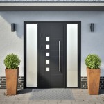 vidaXL Jardiniere de grădină 2 buc 35x35x75 cm Oțel pentru intemperii