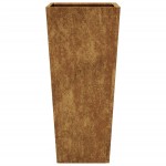 vidaXL Jardiniere de grădină 2 buc 35x35x75 cm Oțel pentru intemperii