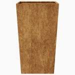 vidaXL Jardinier de grădină 45x45x75 cm Oțel pentru intemperii