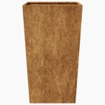 vidaXL Jardiniere de grădină 2 buc 45x45x75 cm Oțel pentru intemperii