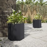vidaXL Jardiniere de grădină, 2 buc. negru 46x40x45 cm oțel hexagonală vidaXL Jardiniere de grădină, 2 buc. negru 46x40x45 cm oțel hexagonală