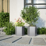 vidaXL Jardiniere grădină 2 buc. 46x40x45cm oțel galvanizat hexagonală