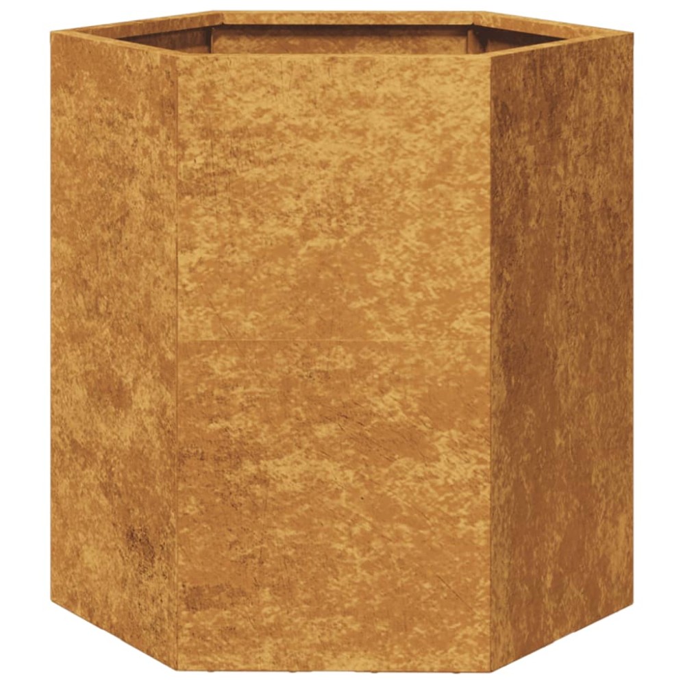 vidaXL Jardinieră de grădină 46x40x45 cm oțel de intemperii