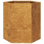vidaXL jardiniere de grădină 46x40x45 cm oțel de intemperii