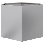 vidaXL Jardinieră de grădină 69x60x45 cm oțel galvanizat hexagonal