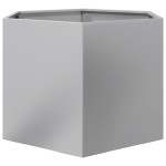 vidaXL Jardinieră de grădină 69x60x45 cm oțel galvanizat hexagonal