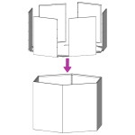vidaXL Jardinieră de grădină 138x120x45 cm oțel galvanizat hexagonal
