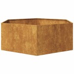 vidaXL Jardinieră de grădină 138x120x45 cm oțel de intemperii