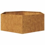 vidaXL Jardinieră de grădină 138x120x45 cm oțel de intemperii