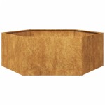 vidaXL Jardinieră de grădină 138x120x45 cm oțel de intemperii