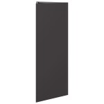 vidaXL Jardiniere grădină, 2 buc., negru, 30x26x75 cm, oțel, triunghi