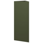 vidaXL Jardinieră de grădină, verde, 30x26x75 cm, oțel, triunghiulară vidaXL Jardinieră de grădină, verde, 30x26x75 cm, oțel, triunghiulară