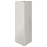 vidaXL Jardiniere grădină, 2 buc. 30x26x75 cm oțel inoxidabil triunghi