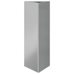 vidaXL Jardinieră de grădină, 30x26x75 cm, oțel galvanizat, triunghi vidaXL Jardinieră de grădină, 30x26x75 cm, oțel galvanizat, triunghi